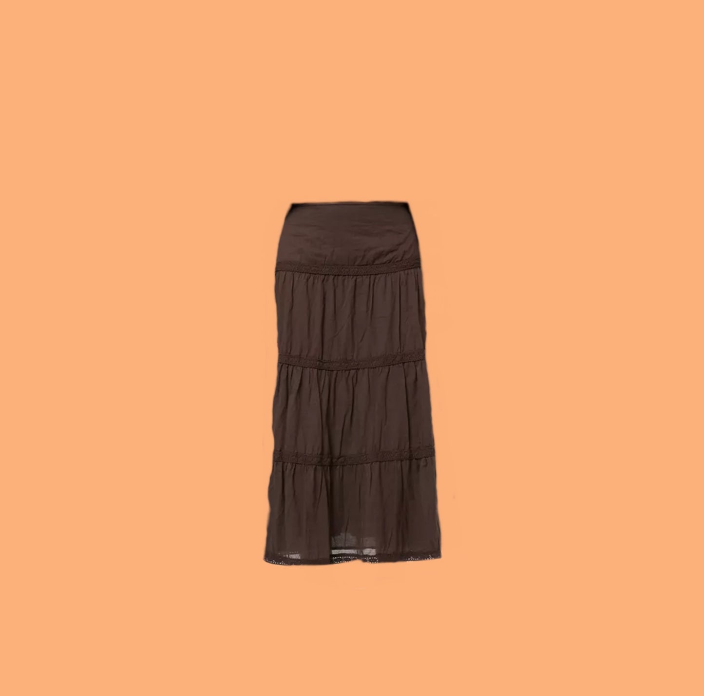 Brown Maxi Skirt