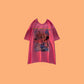 Oversized Pink Graphic T-Shirt